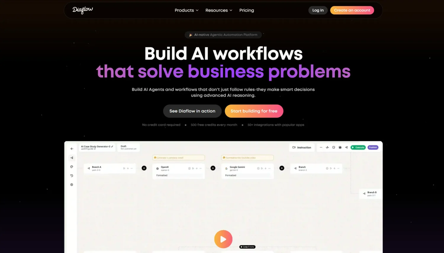 an image of Diaflow interface