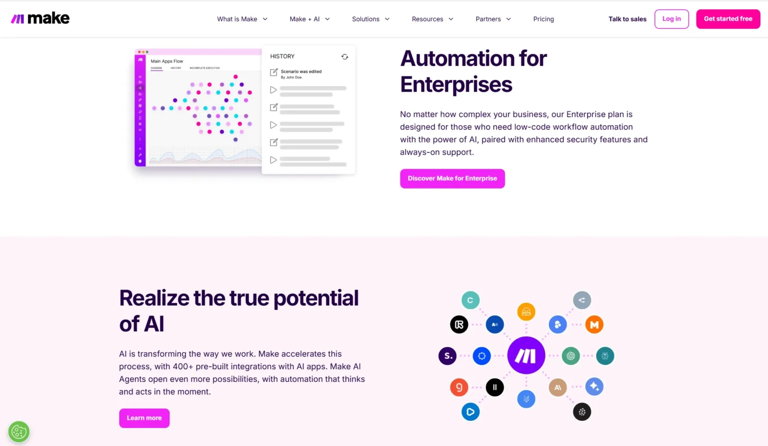 an image of make ai interface