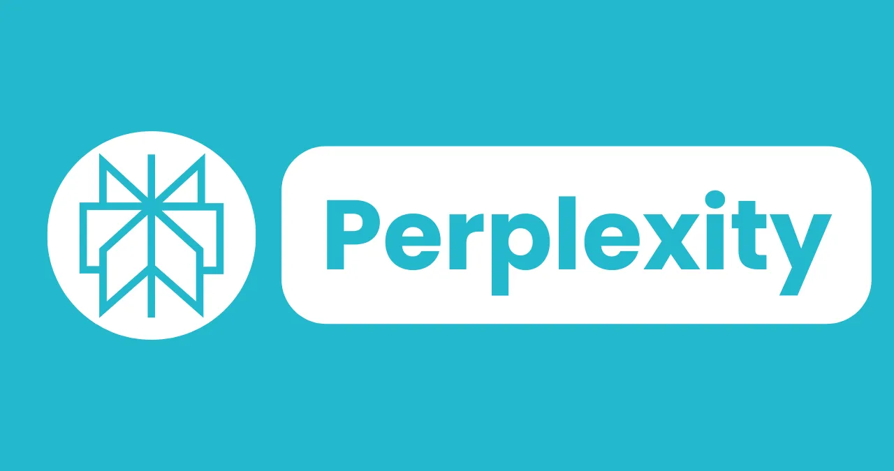 An image of perplexity logo and text written perplexity