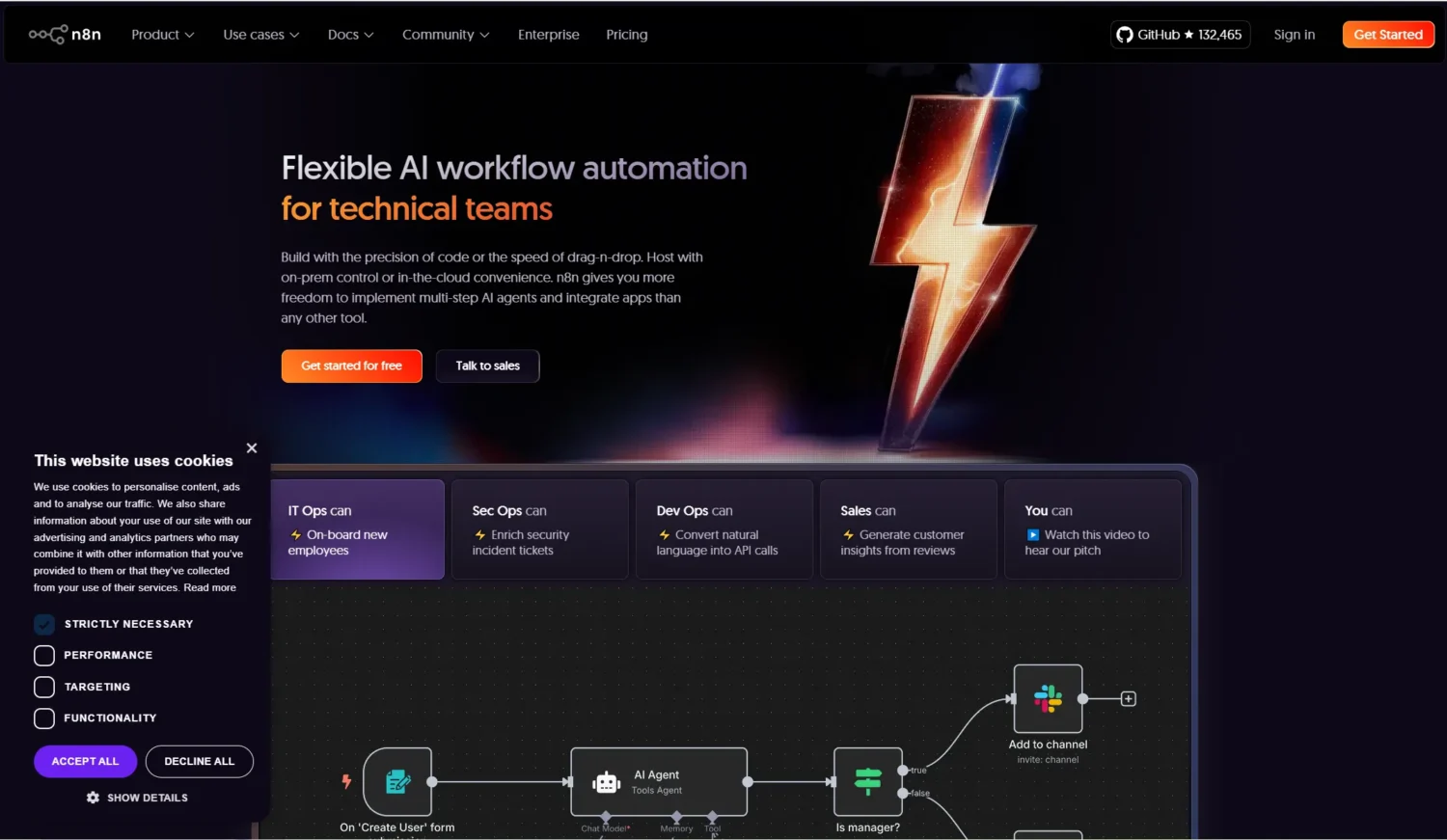 An image of n8n interface