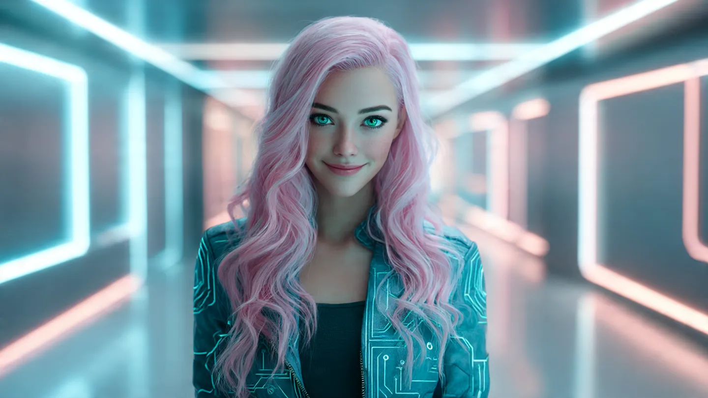 An image of AI influencer