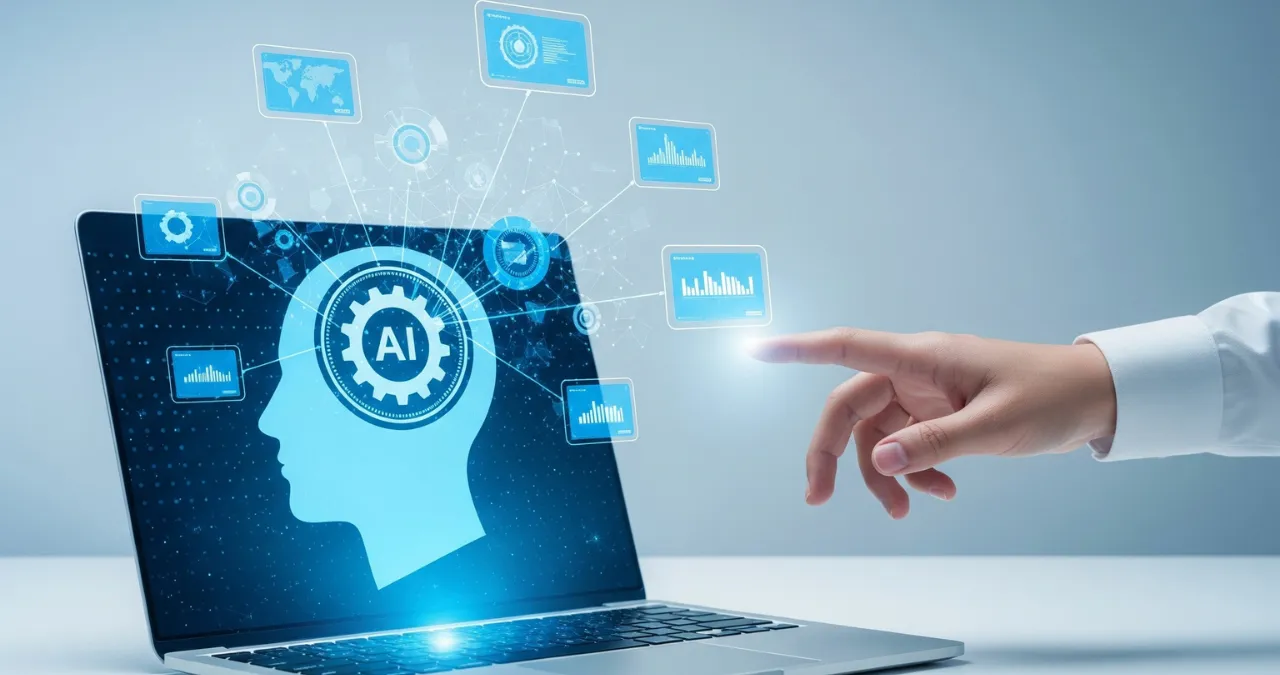 An image of Multimodal AI interface